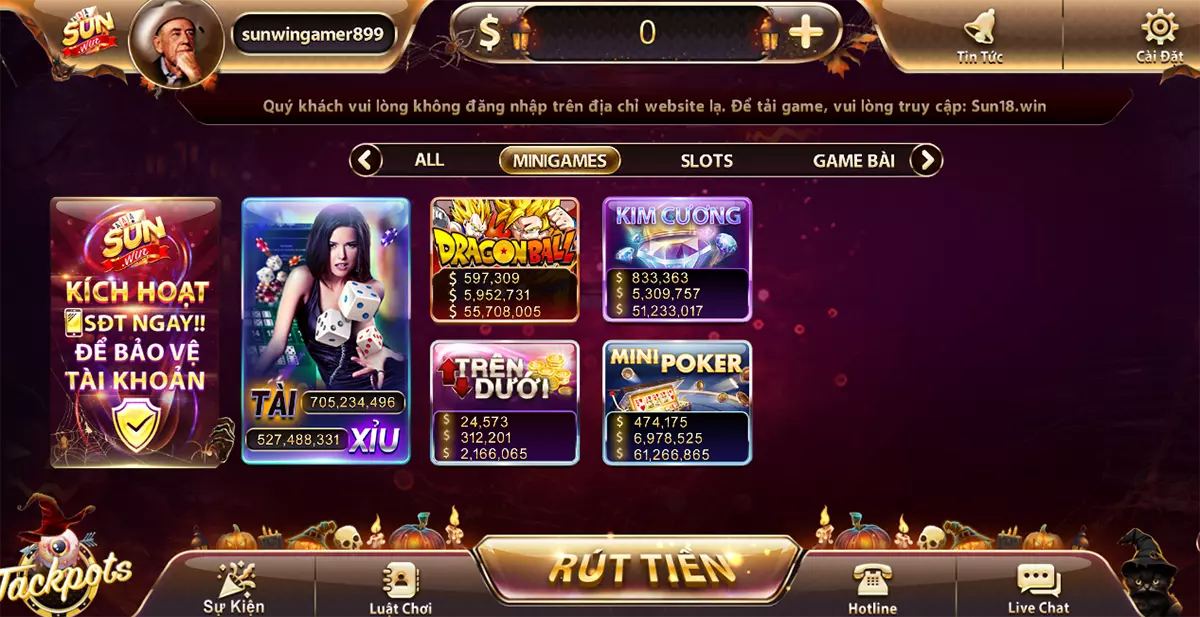 minigames phong phú hấp dẫn tại sunwin - sunwinweb.club