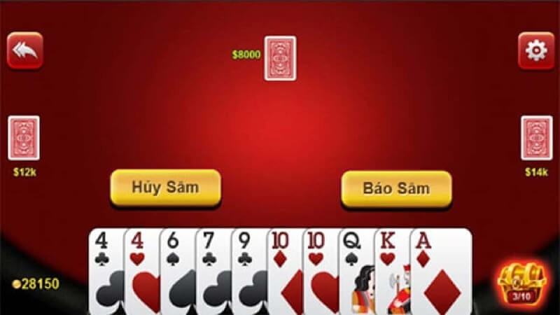 Các sự kết hợp khi chơi sâm lốc Sun win