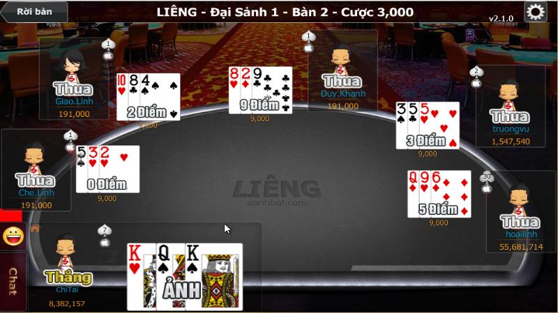 Kỹ thuật đánh liêng đỉnh cao cho anh em